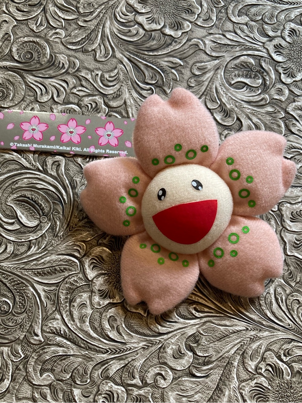 Takashi Murakami Cherry Blossom Keychain